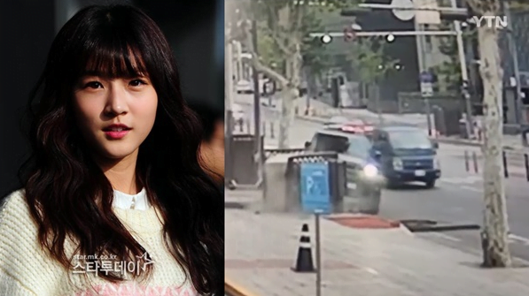 김새론 프로필 음주운전 카페알바 논란 정리 2 김새론 사고 당시 장면 YTN 방송화면 캡쳐