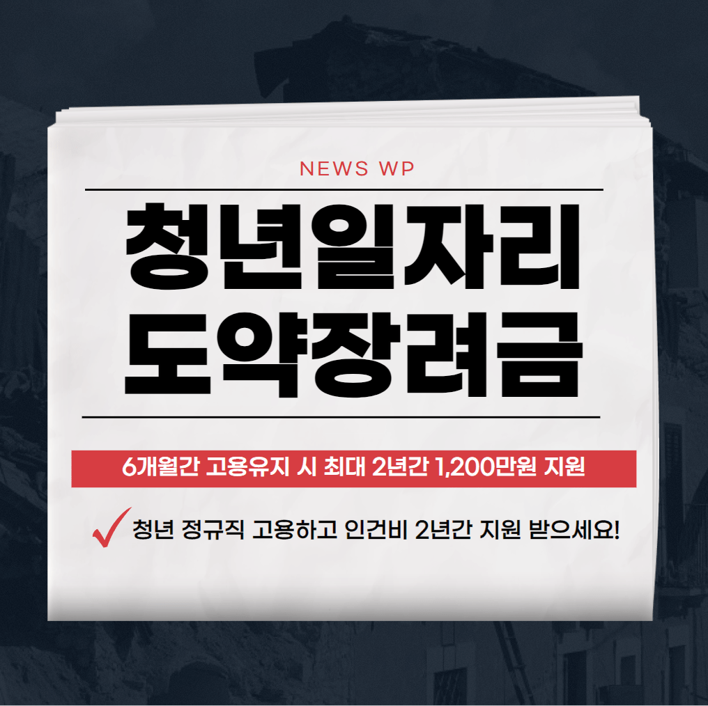 청년일자리 도약 장려금